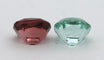 Gemstone Paire de tourmalines bleu lagon et rubellites coussin 3,05 ct 58 Facettes 205