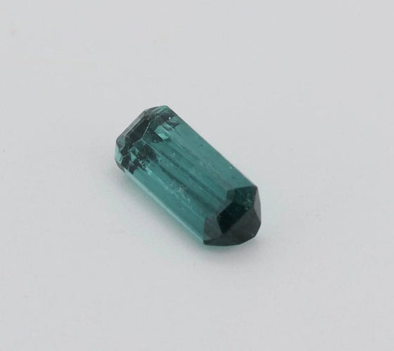 Gemstone Tourmaline bleue indigolite naturelle 0,74 ct 58 Facettes 22