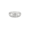 Bague 52 Bague alliance en or blanc 18 kt avec diamants 1 ct 58 Facettes
