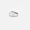 Bague 52 Bague alliance en or blanc 18 kt avec diamants 1 ct 58 Facettes