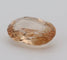Gemstone Saphir orange ovale non chauffé non traité 2,70 ct avec certificat CGL 58 Facettes 452