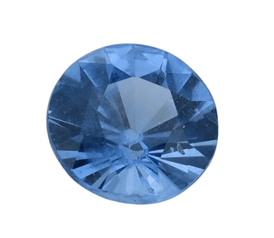 Gemstone Saphir bleu naturel 0,99 ct non chauffé avec certificat CGL 58 Facettes 446