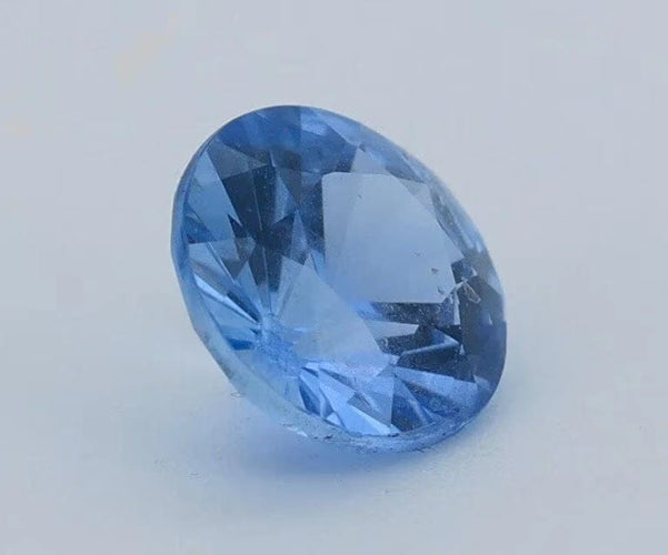Gemstone Saphir bleu naturel 0,99 ct non chauffé avec certificat CGL 58 Facettes 446