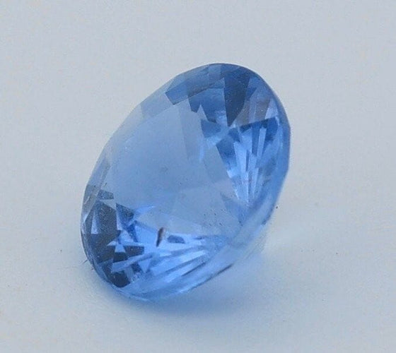 Gemstone Saphir bleu naturel 0,99 ct non chauffé avec certificat CGL 58 Facettes 446