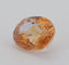 Gemstone Saphir padparadscha orange 1,10 ct ovale non chauffé avec certificat 58 Facettes 451