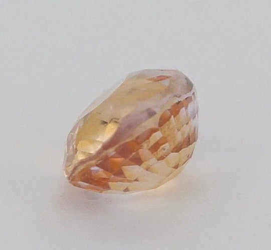 Gemstone Saphir padparadscha orange 1,10 ct ovale non chauffé avec certificat 58 Facettes 451