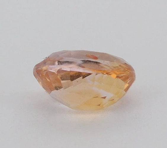 Gemstone Saphir padparadscha orange 1,10 ct ovale non chauffé avec certificat 58 Facettes 451