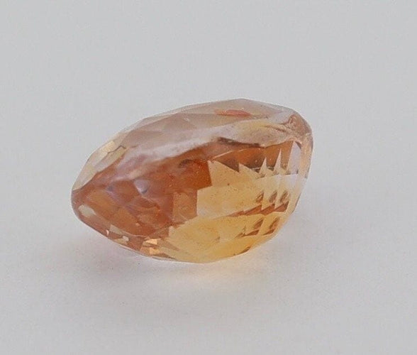 Gemstone Saphir padparadscha orange 1,10 ct ovale non chauffé avec certificat 58 Facettes 451