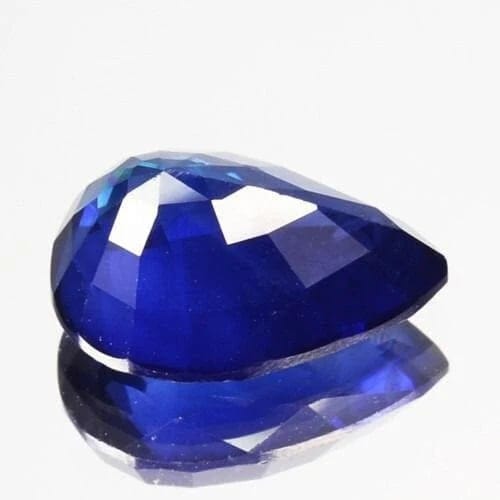 Gemstone Saphir bleu poire 1,88 ct non chauffé et non traité 58 Facettes 503
