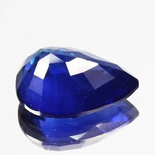 Gemstone Saphir bleu poire 1,88 ct non chauffé et non traité 58 Facettes 503