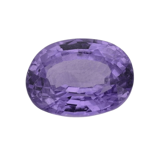 Gemstone Saphir violet non chauffé de Sri Lanka - Pierre 1,26 ct 58 Facettes 441