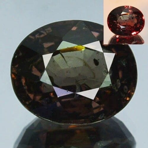 Gemstone Alexandrite naturelle non chauffée 3,19 ct certifiée AIG 58 Facettes 493