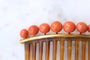 Peigne à cheveux ancien en or jaune et corail 58 Facettes