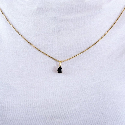 Pendentif Pendentif en or jaune 18 carats et saphir 58 Facettes