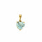 Pendentif Pendentif en or jaune 18 carats et topaze bleue 58 Facettes