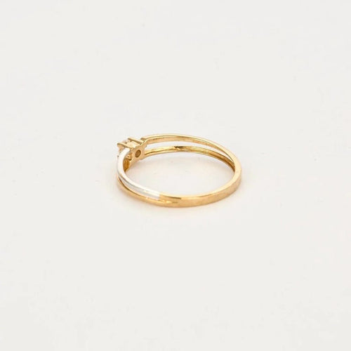 Bague 53 Bague diamant 0,15 ct en or 18 carats, taille 53 58 Facettes