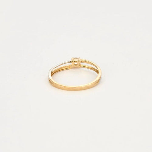 Bague 53 Bague diamant 0,15 ct en or 18 carats, taille 53 58 Facettes