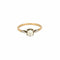 Bague 52.5 Bague solitaire diamant en or 18 carats et platine, taille 52,5 58 Facettes