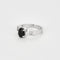 Bague 51 Bague saphir et diamants en or blanc 18 carats 58 Facettes