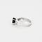 Bague 51 Bague saphir et diamants en or blanc 18 carats 58 Facettes