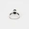 Bague 51 Bague saphir et diamants en or blanc 18 carats 58 Facettes