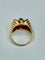 Bague 54 Bague en or jaune 18 carats à 3 diamants 58 Facettes