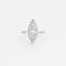 Bague 56 Bague marquise en or blanc 18 carats et diamants 58 Facettes