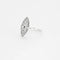 Bague 56 Bague marquise en or blanc 18 carats et diamants 58 Facettes