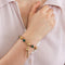Bracelet Bracelet vintage en or jaune 750 et jade 58 Facettes