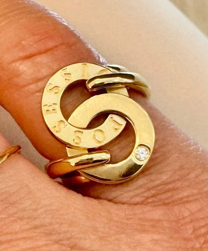Bague 50 Piaget Possession - Bague en or jaune 750 sertie d’un diamant 58 Facettes