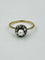 Bague 55 Bague en or jaune 750 avec perle et diamants 58 Facettes