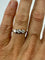 Bague 53 Bague trilogie en or blanc 750 et 3 diamants 58 Facettes