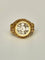 Bague 57 Bague dôme pavée de diamants en or jaune 750 58 Facettes