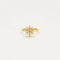 Bague 51 Bague fleurette en or 750 avec saphir rose et diamants 58 Facettes