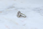 Bague 52 Art Déco - Bague ovale en or blanc et platine diamants 58 Facettes
