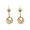 Boucles d'oreilles Boucles d’oreilles en or jaune et platine avec perles fines et diamant 58 Facettes