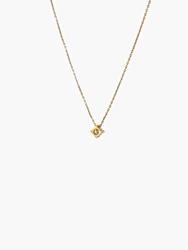 Collier Collier solitaire diamant en or jaune 0,73 ct 58 Facettes