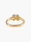 Bague 54 Bague solitaire vintage en or jaune 18 carats avec diamant 58 Facettes