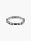 Bague 51.5 Bague alliance tour complet saphirs et diamants en or blanc 18 carats 58 Facettes