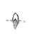 Bague 51 Bague en or blanc 18 carats sertie d’un diamant navette 58 Facettes