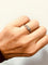 Bague 54 Bague trilogie en or blanc 18 k et diamants 58 Facettes