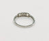 Bague 54 Bague trilogie en or blanc 18 k et diamants 58 Facettes