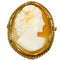 Broche Broche camée ancienne en or jaune 14K 58 Facettes