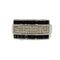 Bague 56 Bague en or blanc 18K avec saphirs et diamants 58 Facettes