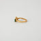 Bague 57 Bague Toi & Moi émeraude et diamants en or jaune 18 k 58 Facettes