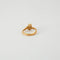 Bague 57 Bague Toi & Moi émeraude et diamants en or jaune 18 k 58 Facettes