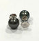 Boucles d'oreilles Boucles d'oreilles boutons en or blanc 18K et perles de Tahiti 58 Facettes