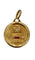 Pendentif Médaille d'amour - Pendentif en or jaune 18k avec diamant et rubis 58 Facettes