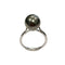 Bague Bague perle de Tahiti en or blanc 18K 58 Facettes