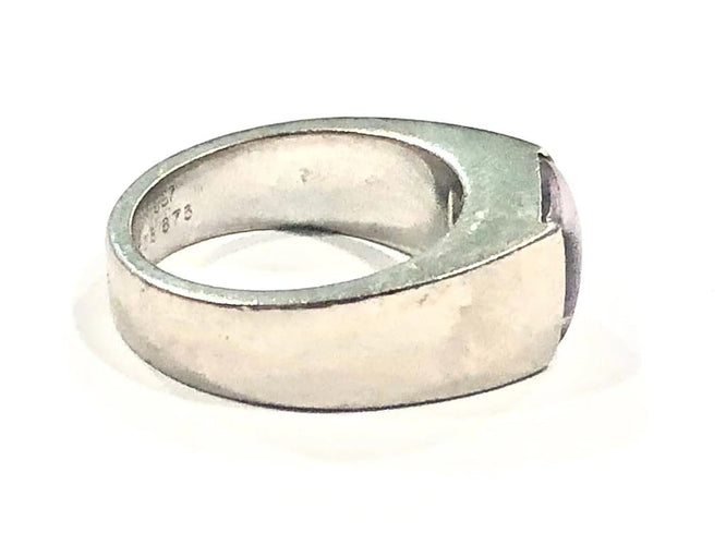 Bague 52 Cartier - Bague en or blanc 18k à améthyste 58 Facettes
